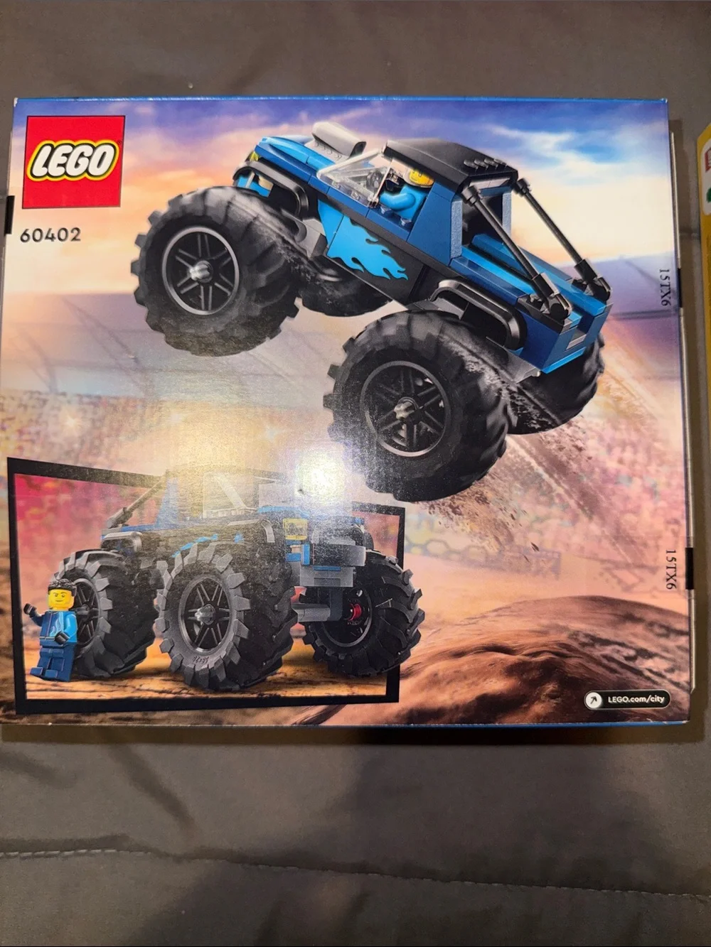 Lego City Blue and Black Monster Truck Building Set #60402
